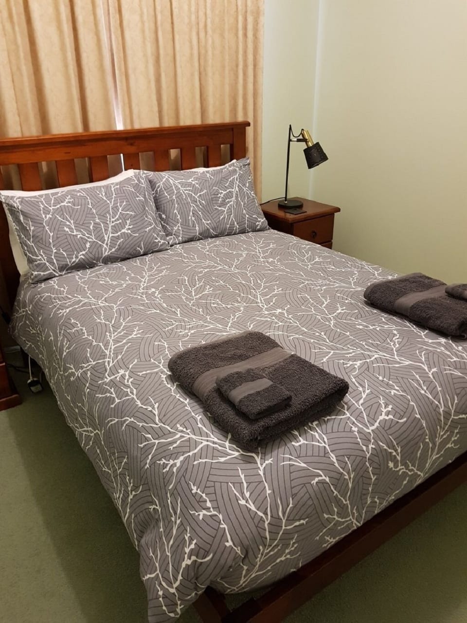 Bedroom 3 with double bed and built in robes