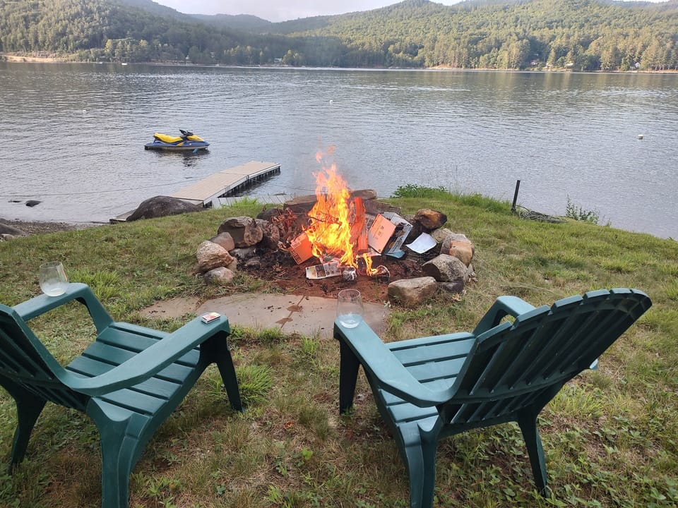 lake front fire pit