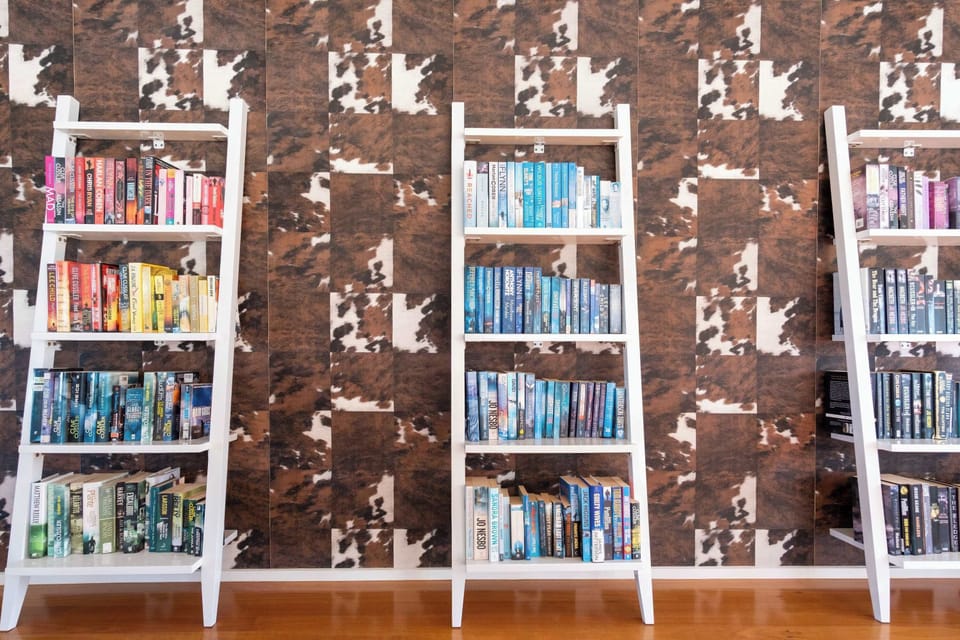 Borrow some books during your stay.