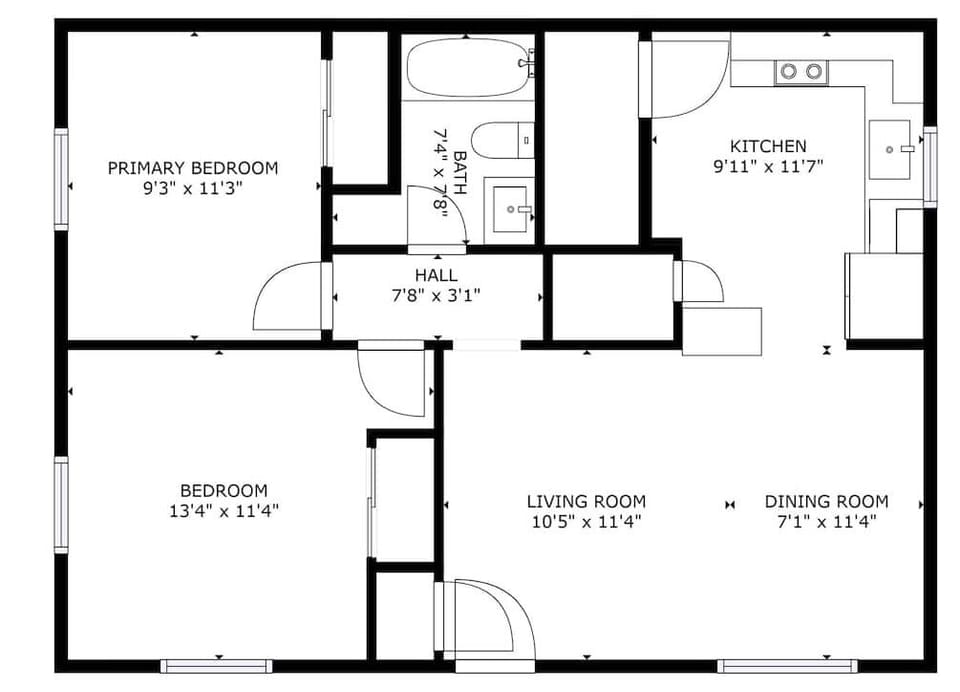 Blueprints of the home
