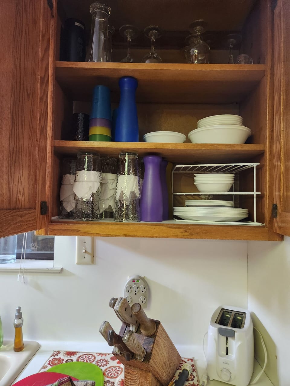 Dishes and glasses