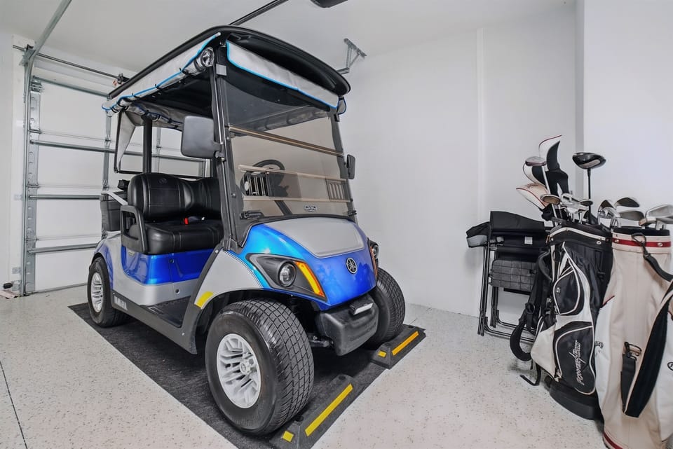 Gas Golf Cart included
