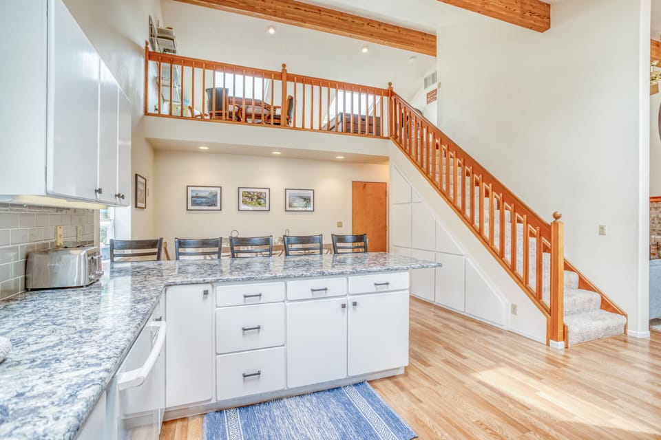 Kitchen Space with Stairway