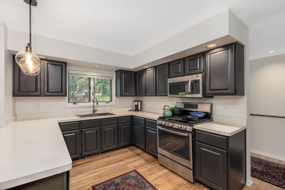 Kitchen; fully equipped with all you'll need.