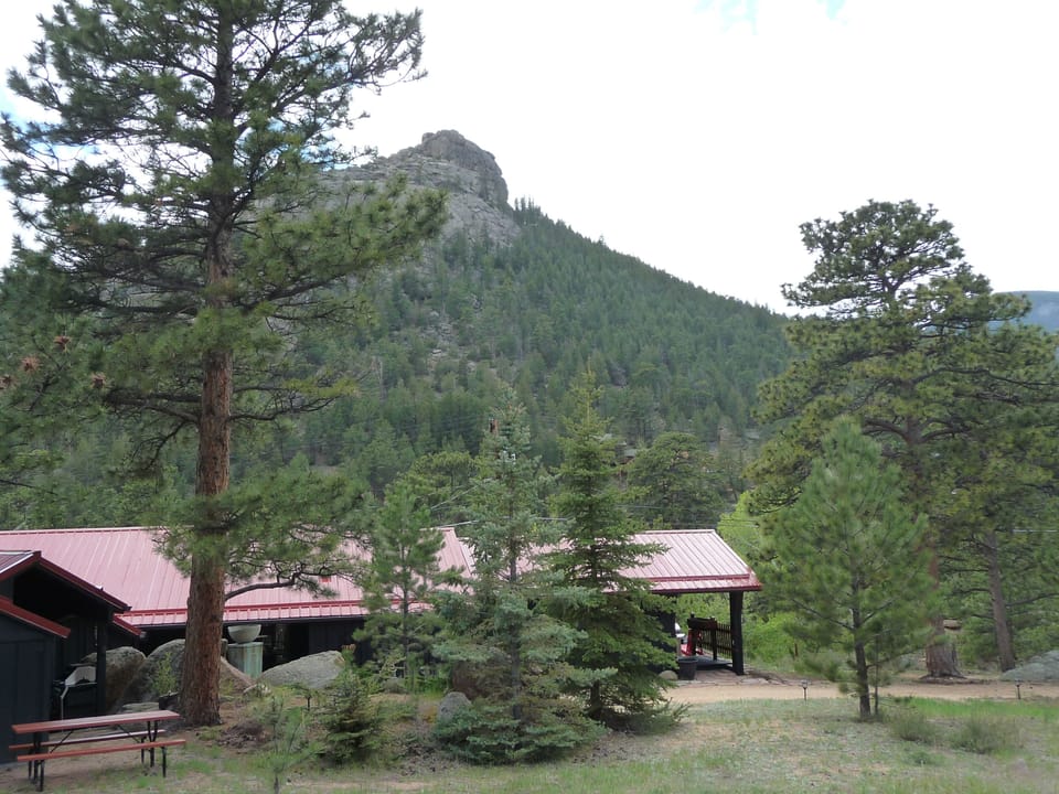 The Bunkhouse at Old Man Mountain (see the face in silhouette)