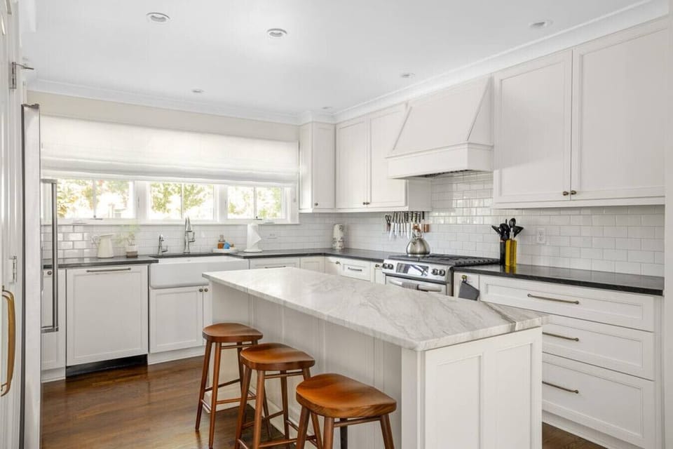 Our open concept kitchen is perfect for entertaining.