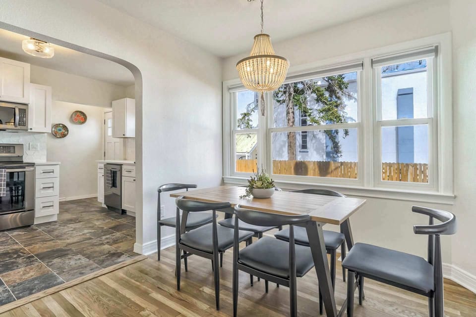 Enjoy casual dining at the cozy breakfast bar with stylish decor