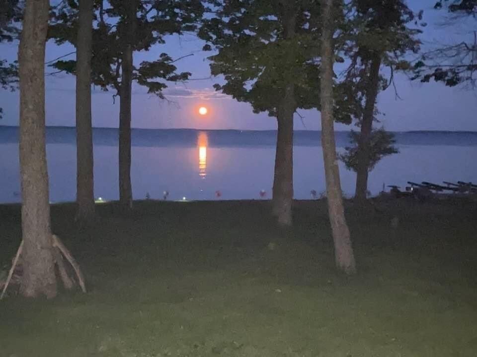 Evening View Front Yard and Lake