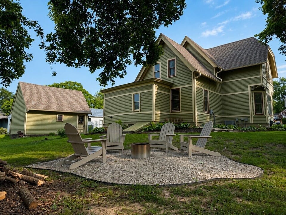 Sit by the firepit and relax!