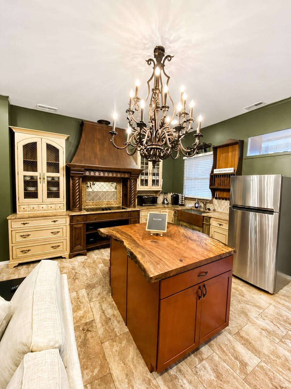 Kitchen and Living Room