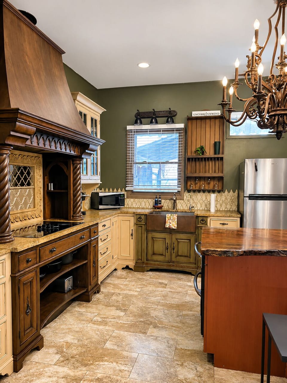 Kitchen and Living Room