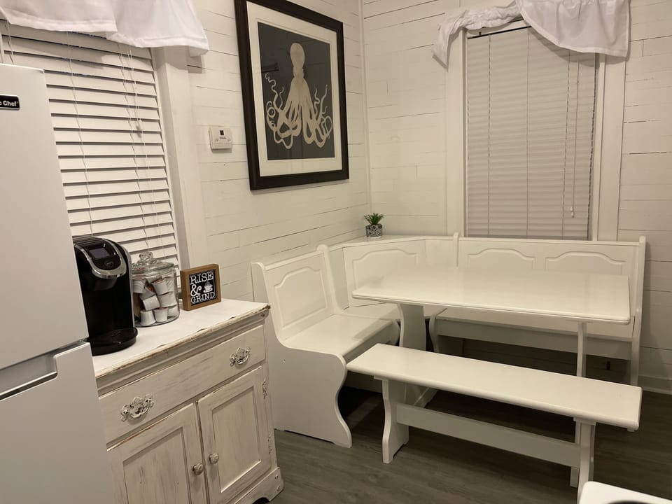 Breakfast nook and coffee station