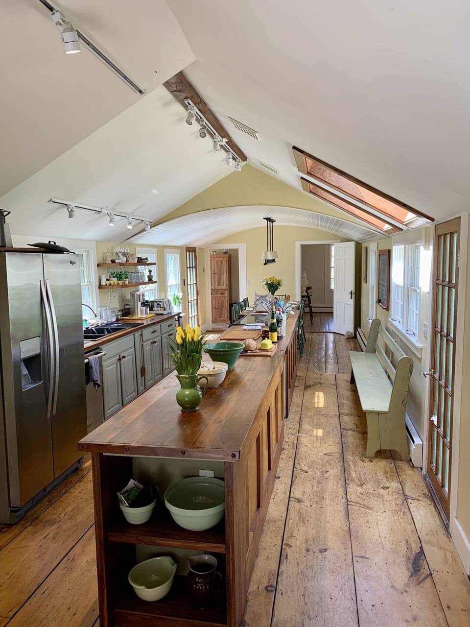 Kitchen as seen from entryway