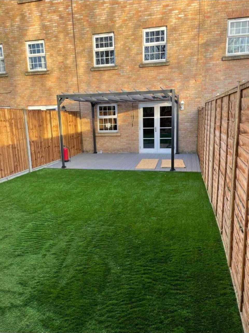 Garden area,  now has seating outside