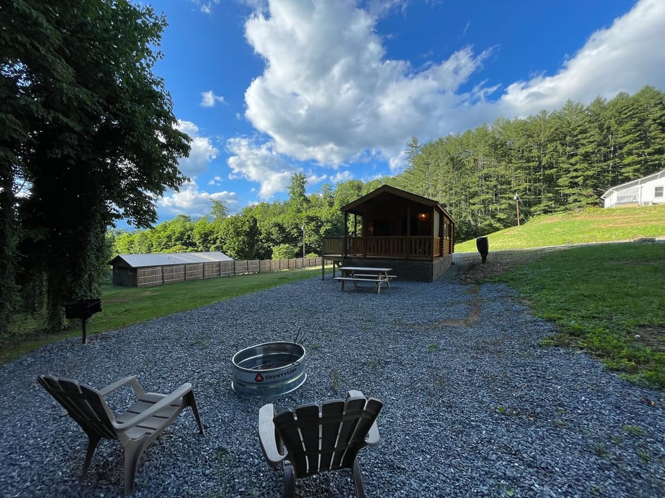 Fire Pit - Outdoor fire pit area with seating