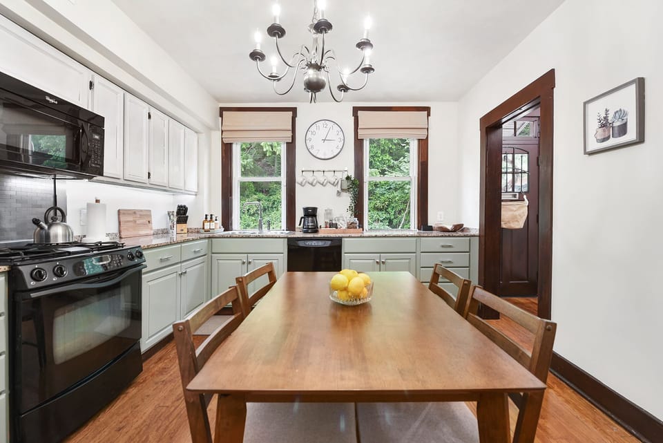 Watch nature outside your kitchen window, parking is out front.