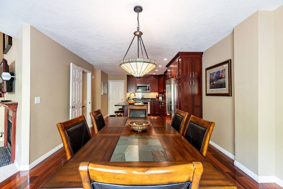 Spacious dining area perfect for family meals