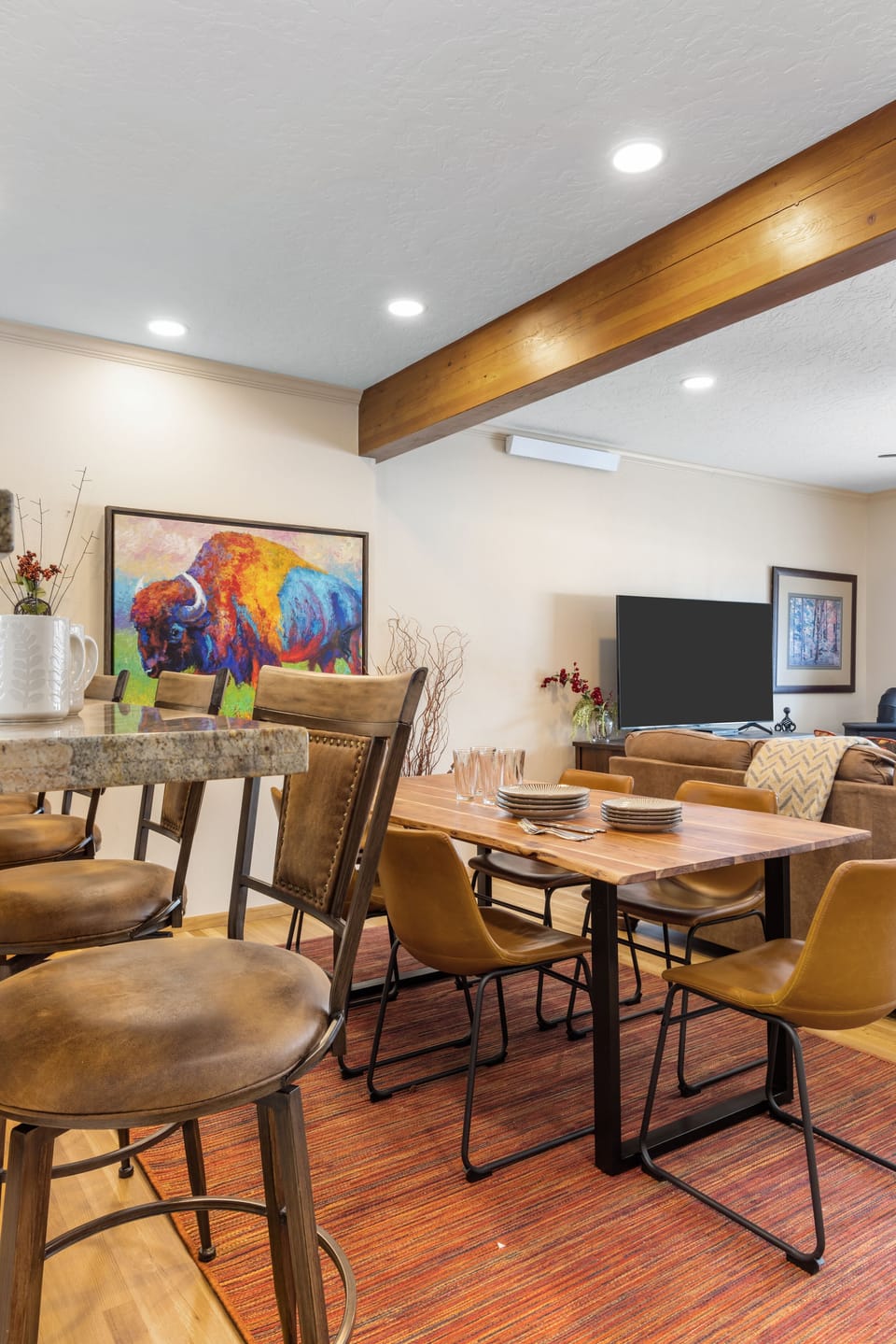 Dining Area and Kitchen