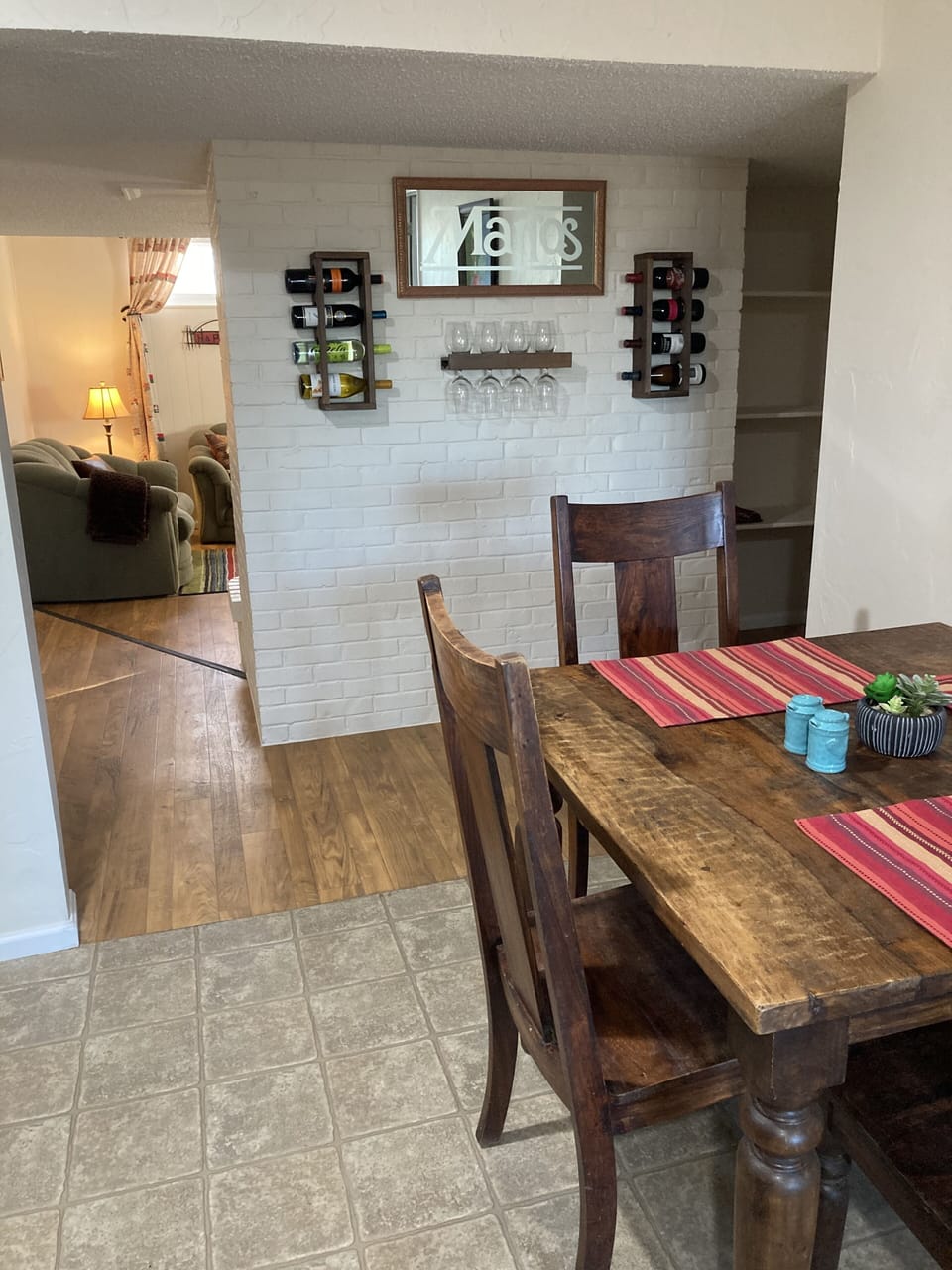 Welcome to Mario's Wine Bar. A little perk as you enjoy you stay with us!