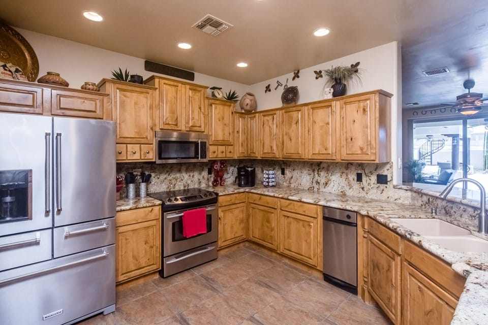 Large Kitchen Aid Refrigerator/Freezer