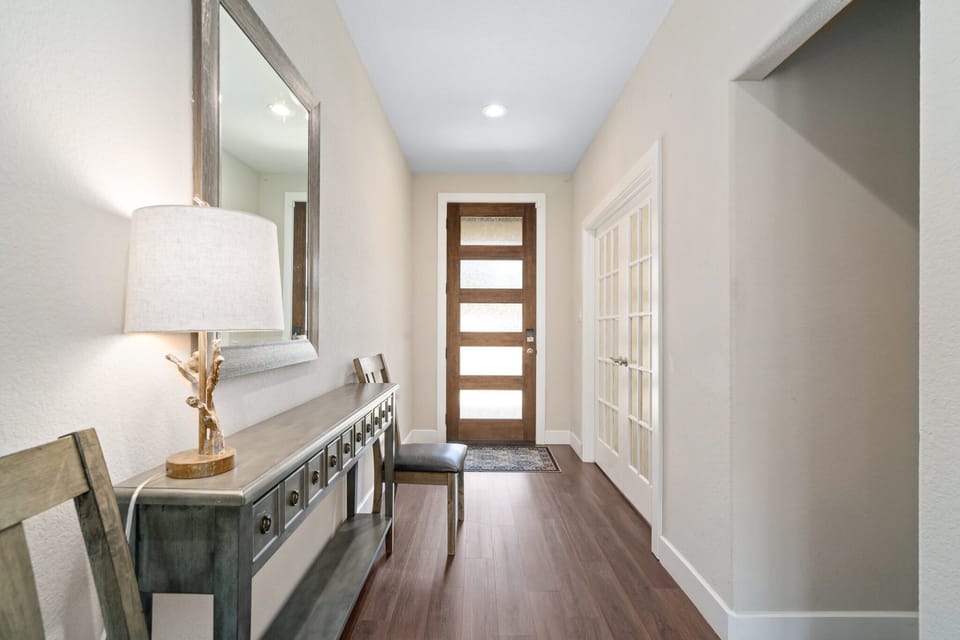 Entrance hall to your home away from home! 