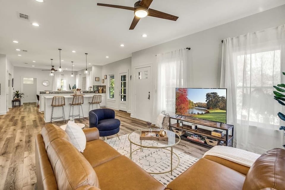 Living Room in Unit A