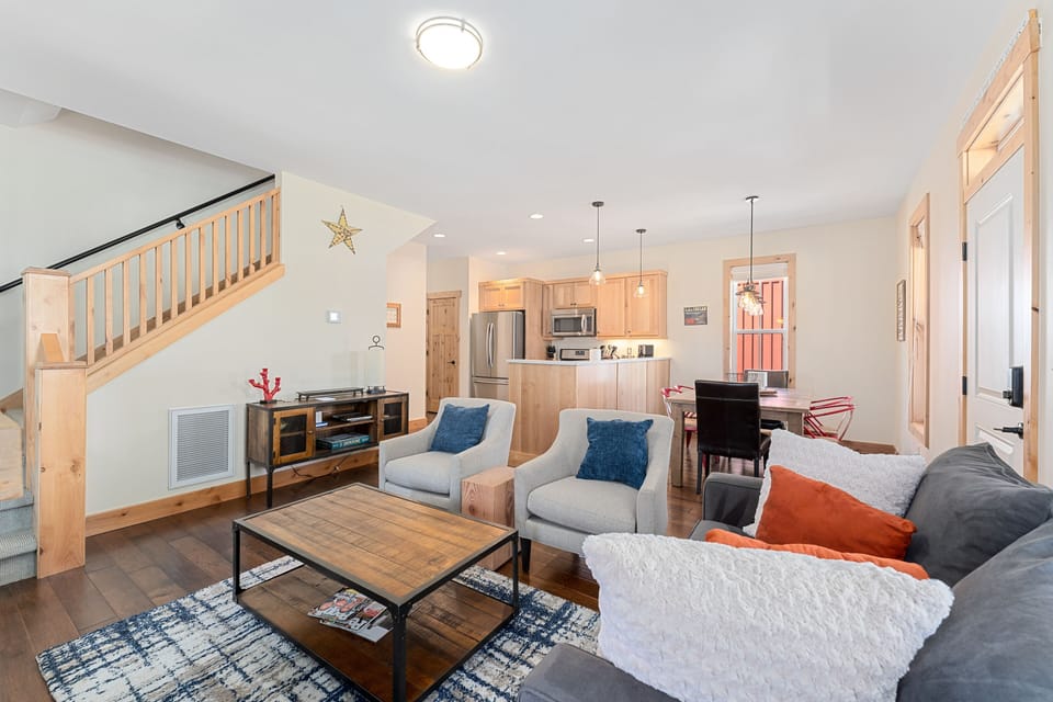 Open concept floor plan