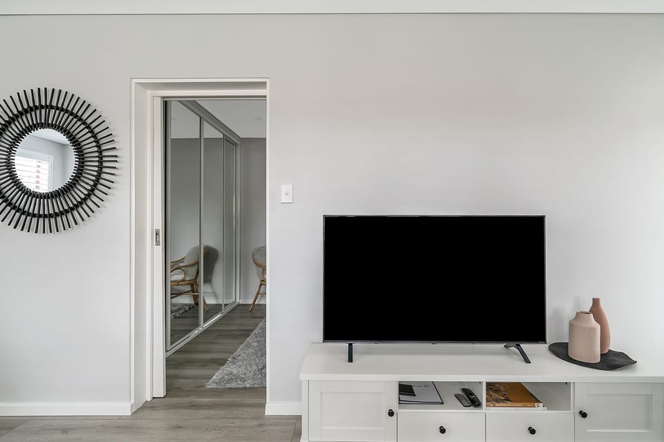 Bedroom entry off living room