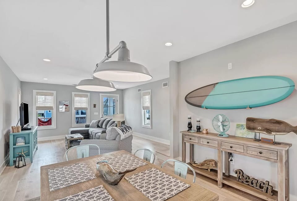 Dining table and Family room