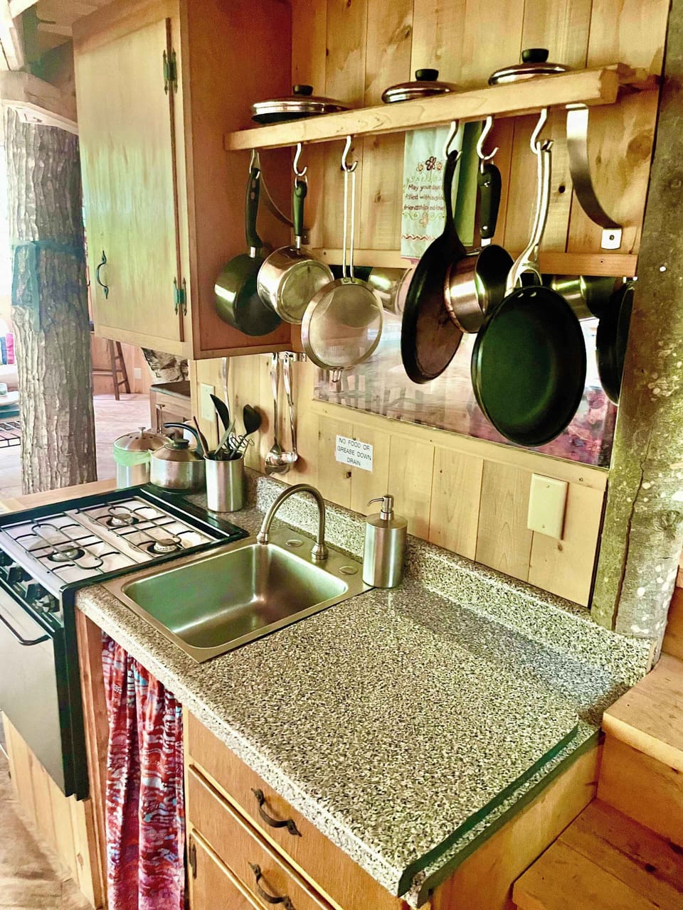 Everything you need to cook. Bring food, not gear.*KIT