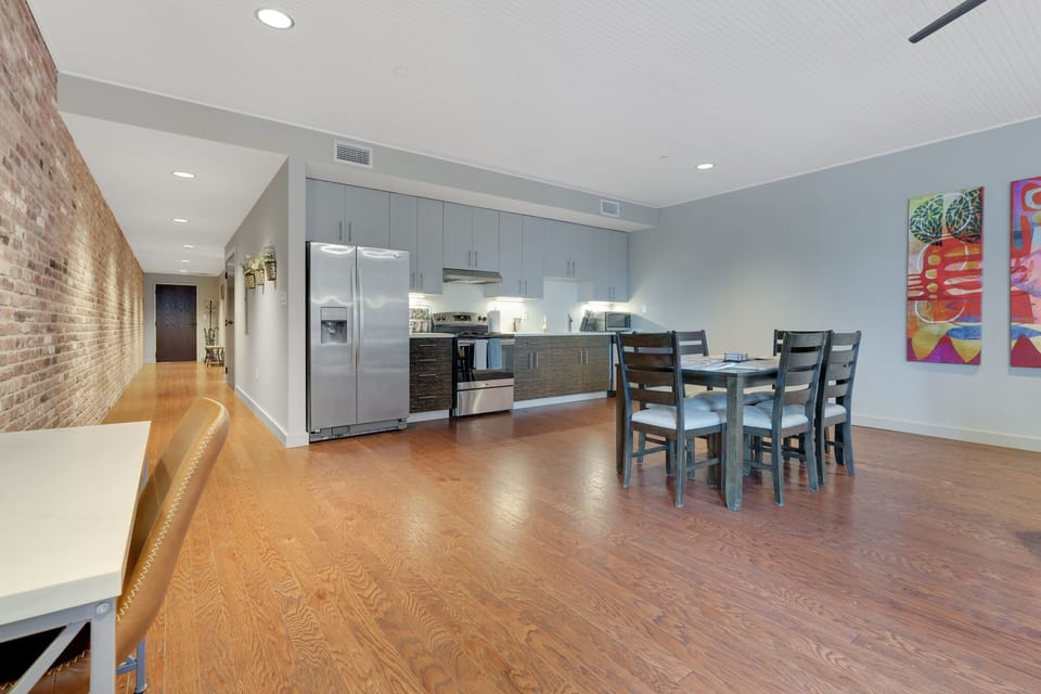 Open Concept Kitchen with plenty of space and seating