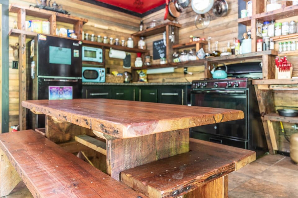 There are so many hand made and finely crafted pieces in the home.  They are all created with love and ready for your relaxing stay.
