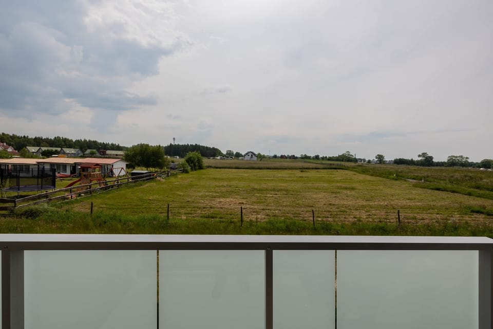 View from the apartment of the surrounding area. 