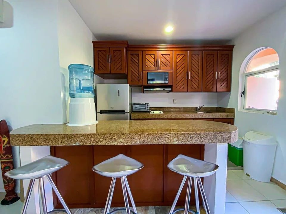 Kitchen space.