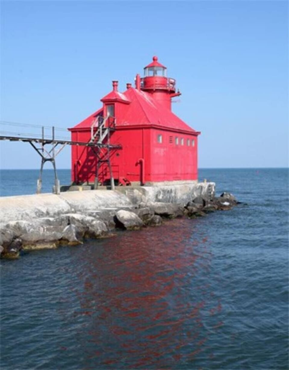 This lighthouse in Sturgeon Bay is an iconic site.