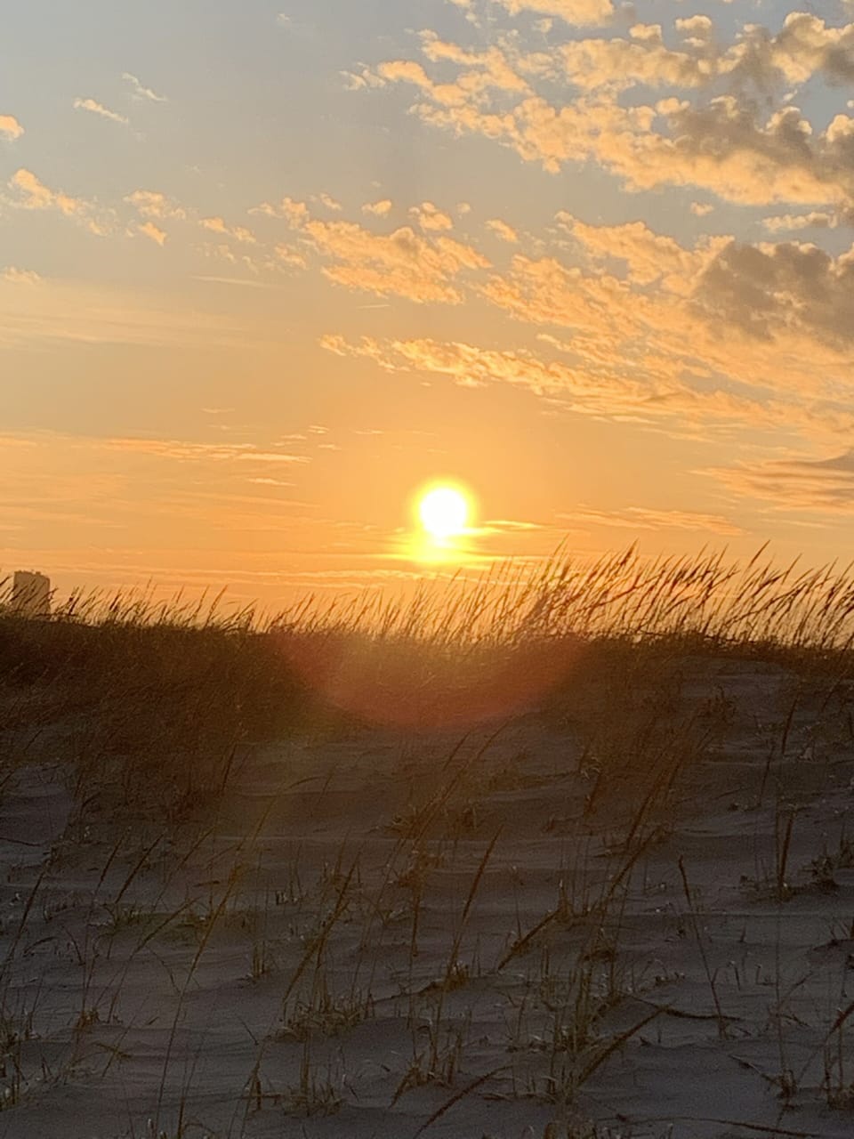 Sunrise over the dunes