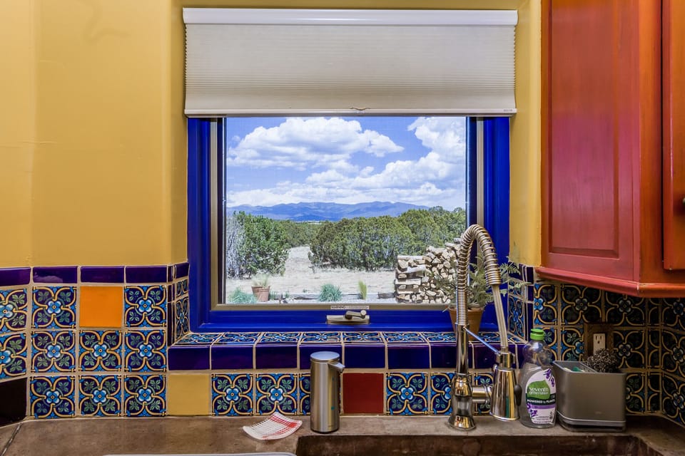 Gorgeous views from kitchen sink window. 