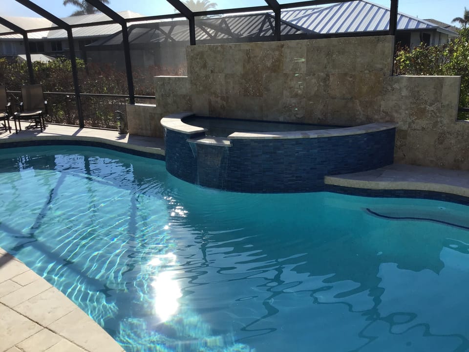 Large, newly refurbished spa heated to 104 