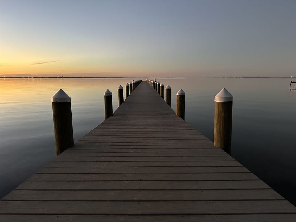 Community Pier, send in your best sunset pictures 