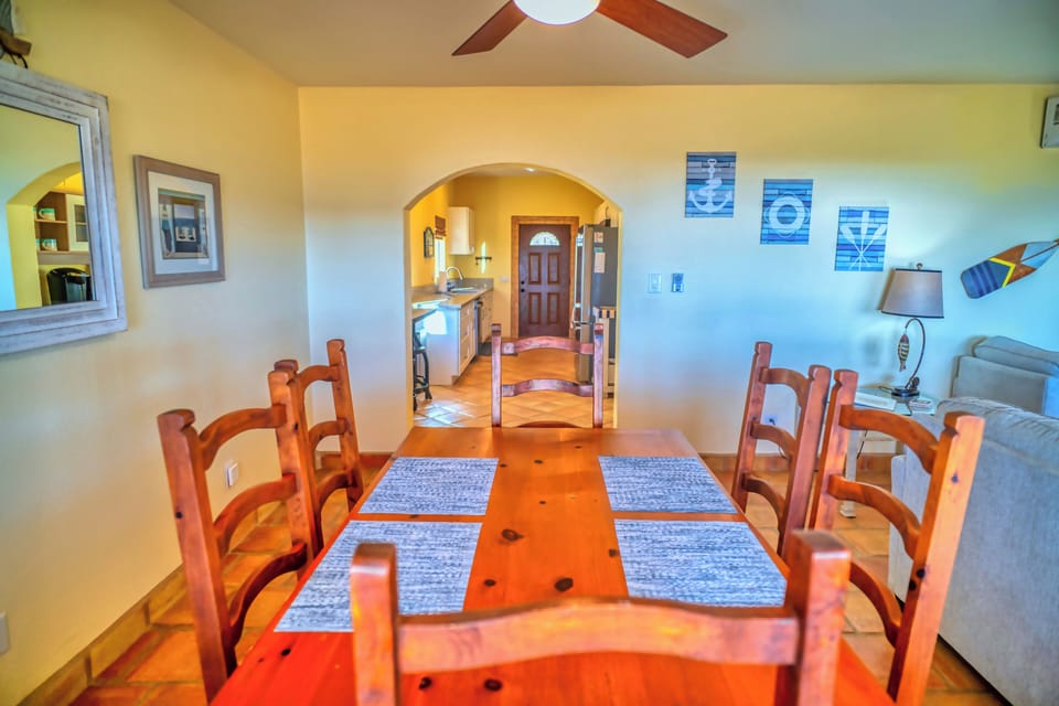 Dining for six with more views of the Sea of Cortez