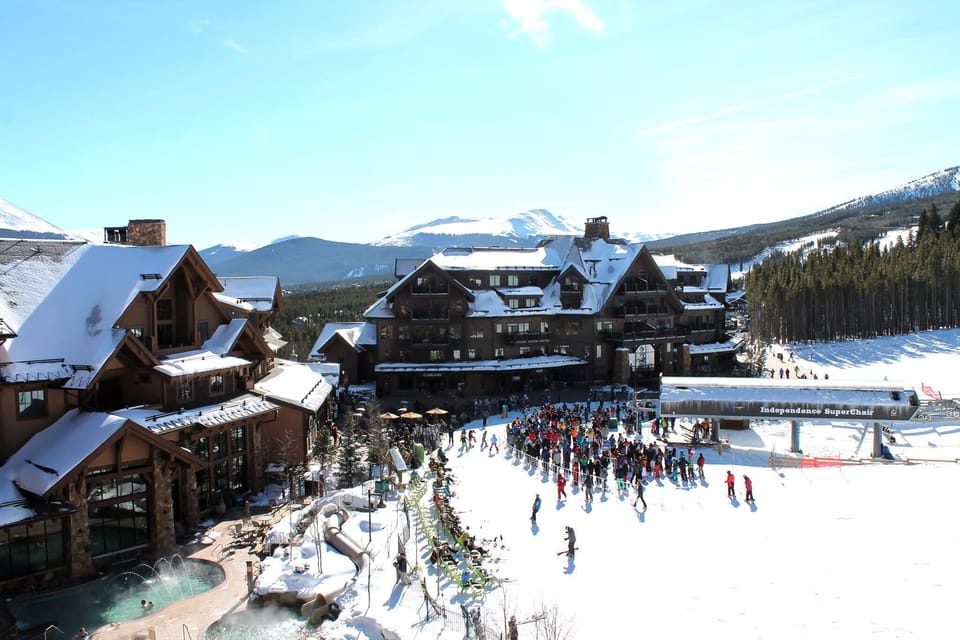 View of GLP7 and Independence Super Chair from slope.