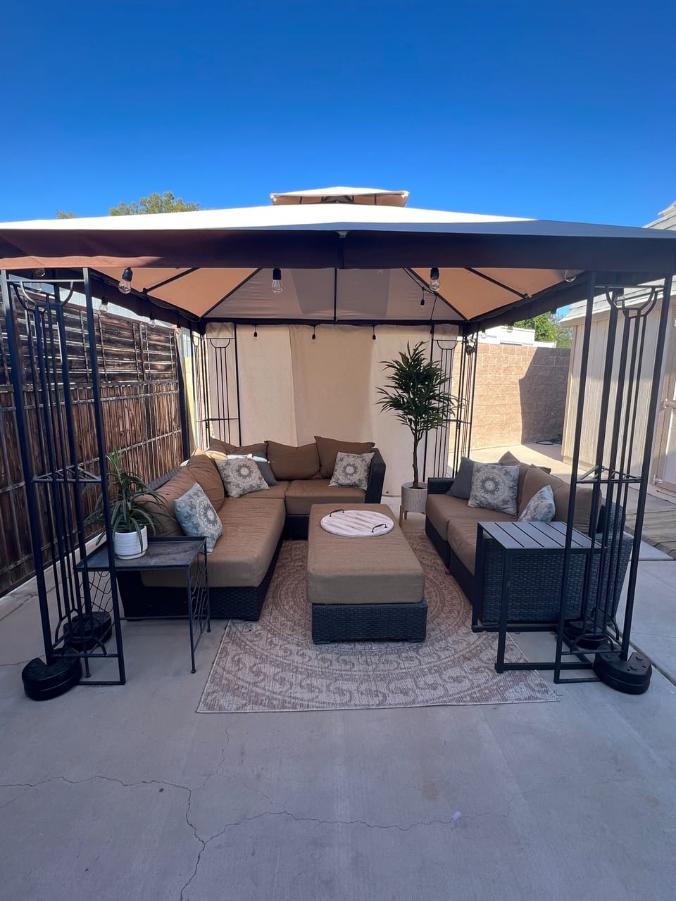 Private patio space with grill!
