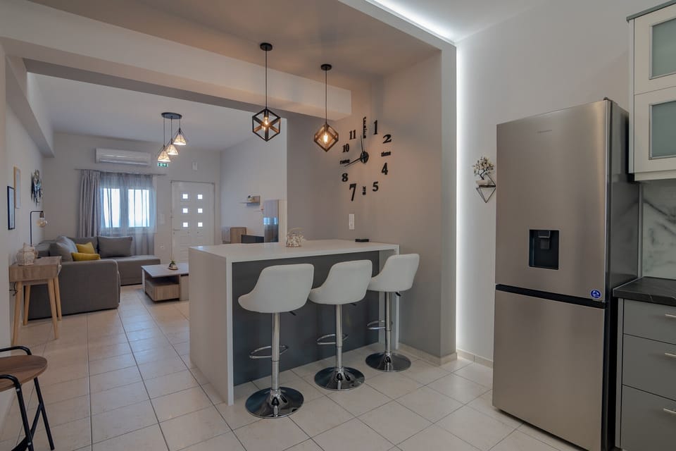 Cozy apt,Fully equipped,Near amenities,Platanias,Rethymno