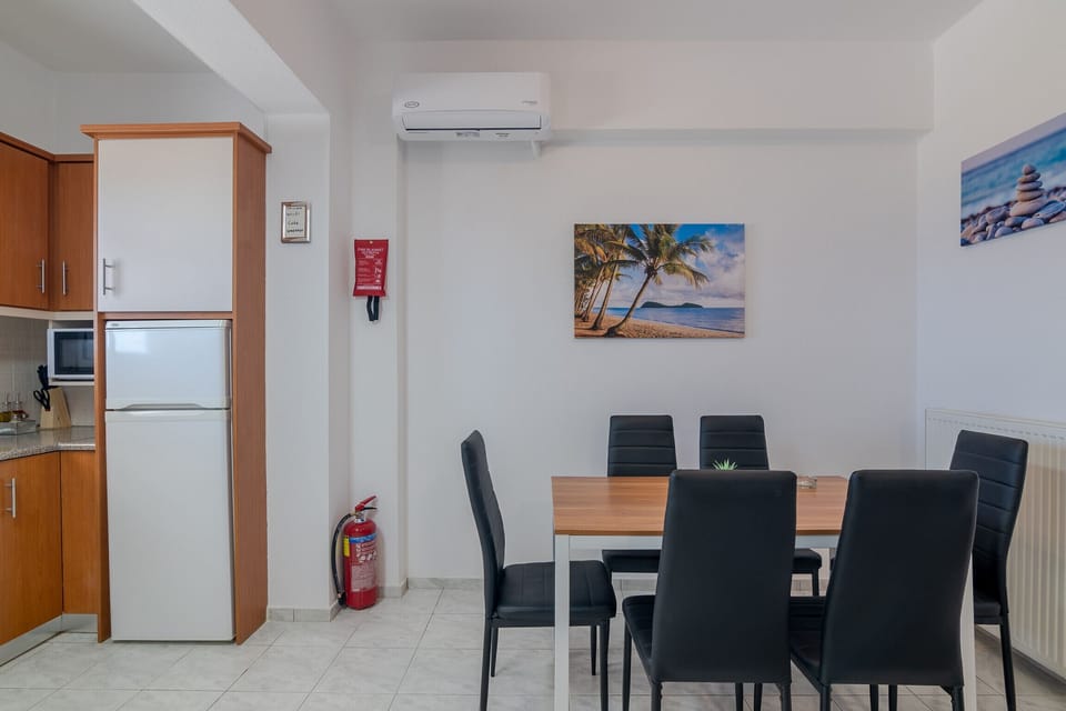 Living area of Cozy apt,Fully equipped,Near amenities,Platanias,Rethymno