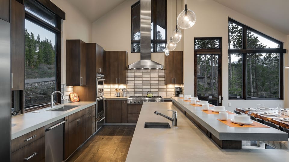 Beautiful gourmet kitchen