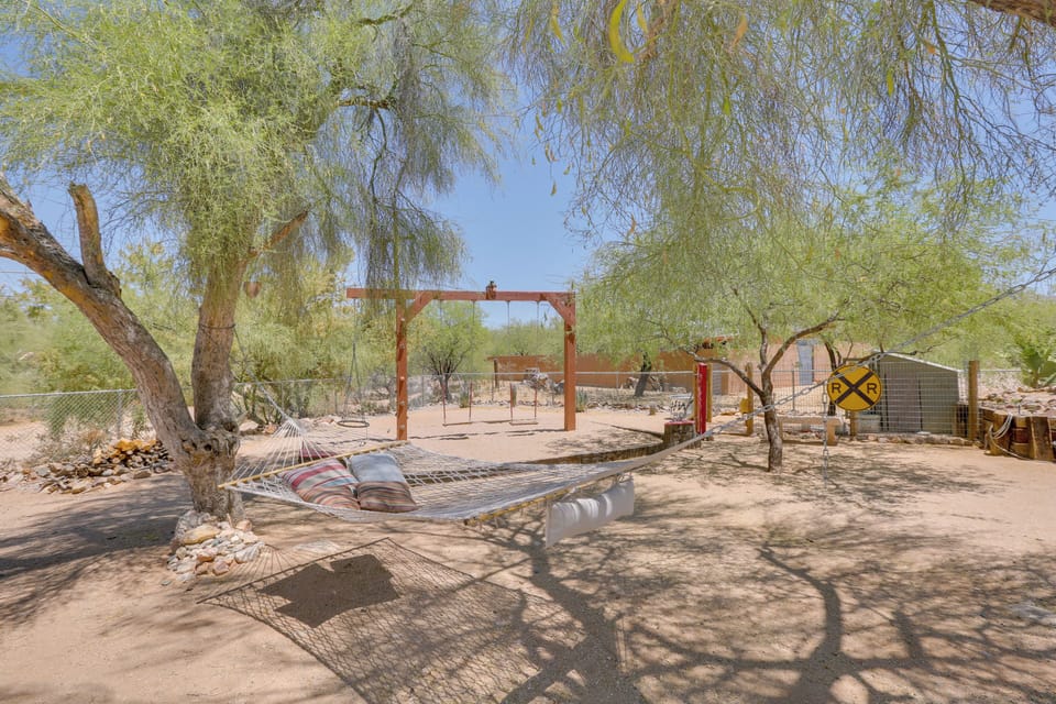 Fenced-In Yard | Hammock | Trampoline | Gazebo w/ Gas Grill