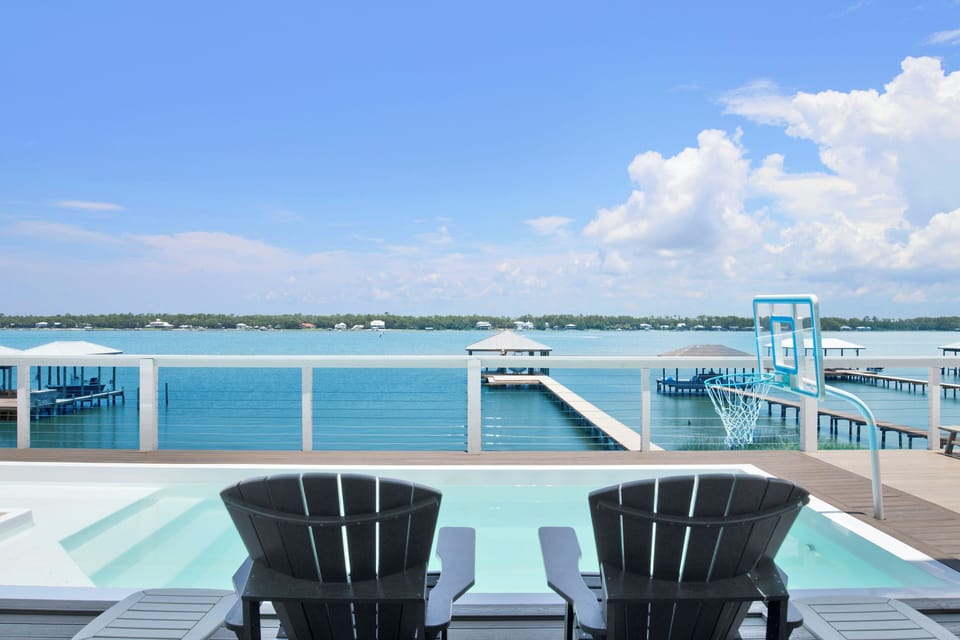 Pool can be heated during the cooler months