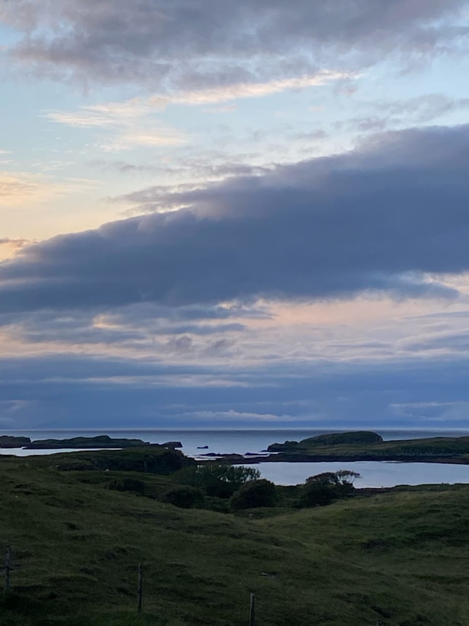 View from behind the house