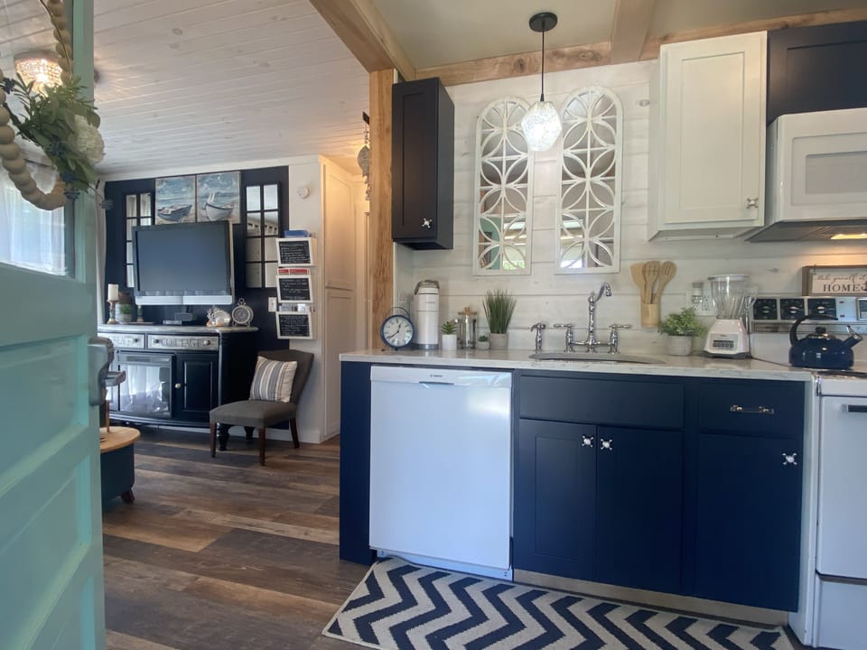 Info Board for area attractions, menus, first aid cards &  Huron Event Schedule 