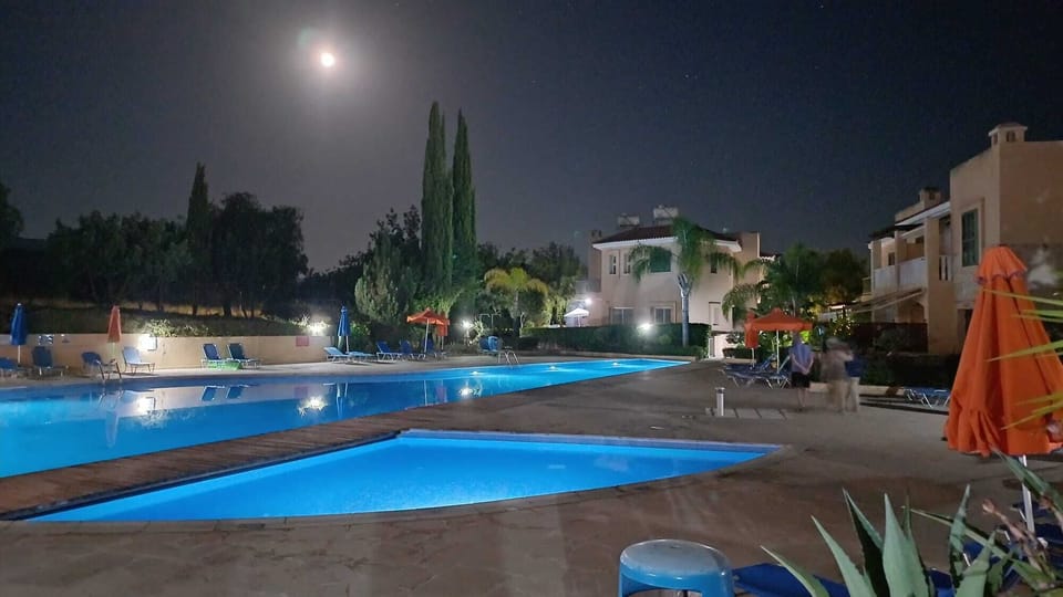 Pool at night